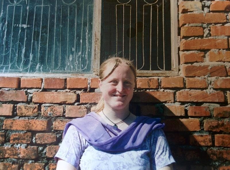At Oasis Vidya Mandir school, Nepal - 2000
